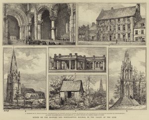 Escenas en el ferrocarril de Bedford y Northampton, en el valle del Ouse